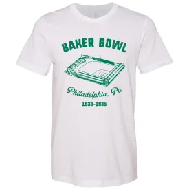 Baker Bowl T Shirt | Baker Bowl White T Shirt