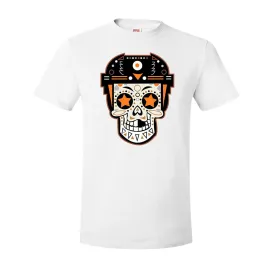 Bullies Skull T-Shirt | Bullies Candy Skull White Tee Shirt