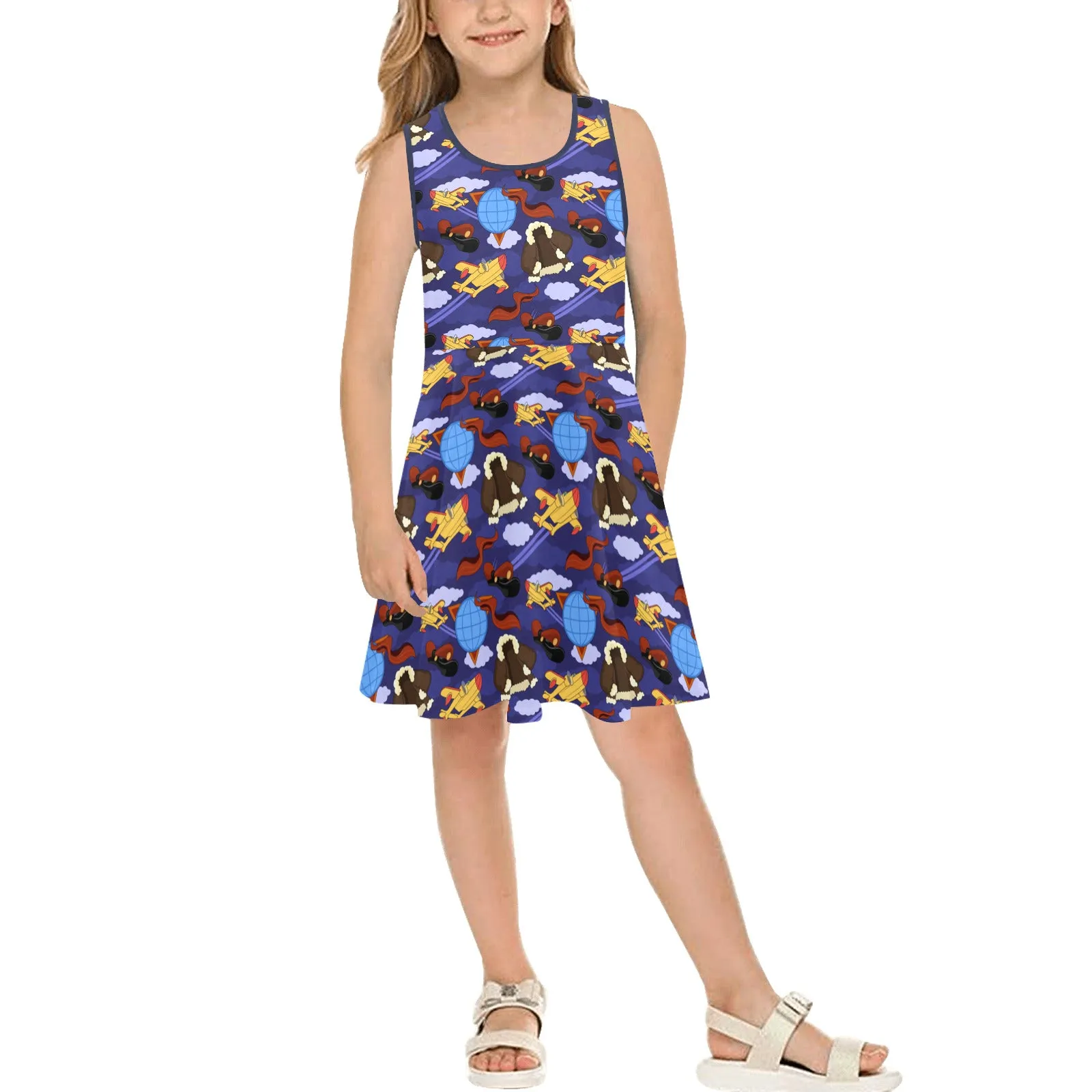 Disney Talespin Another Tale To Spin Girls' Sleeveless Sundress