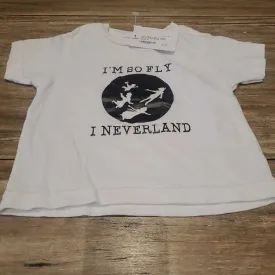 Disney White Cotton 2T Neverland T-Shirt