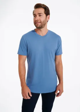 Softest V Neck T-Shirt | Indigo Blue