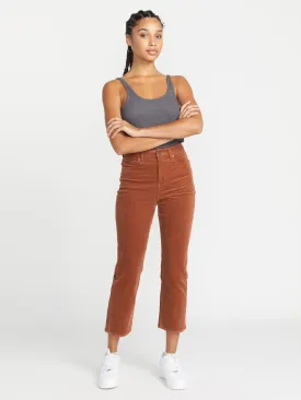 Stoned Straight Corduroy Pants - Nutmeg