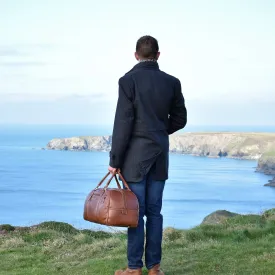 Tan Leather Weekend Holdall