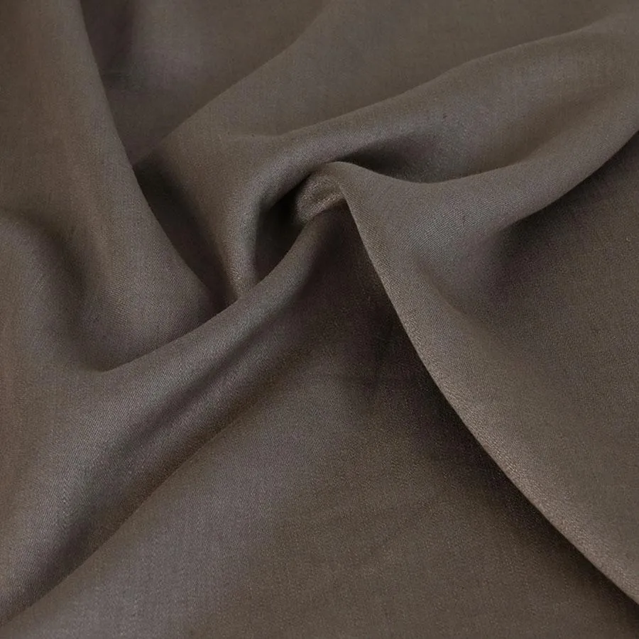 Walnut Brown Linen Fabric 3675